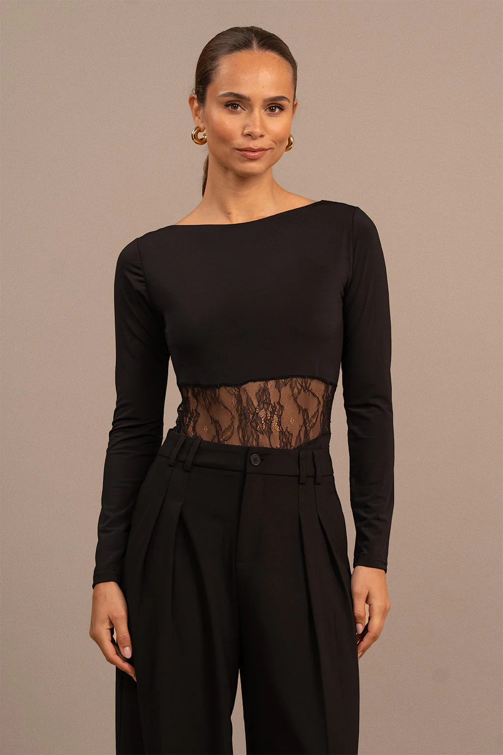 Body Ebona dentelle noir - Image 4