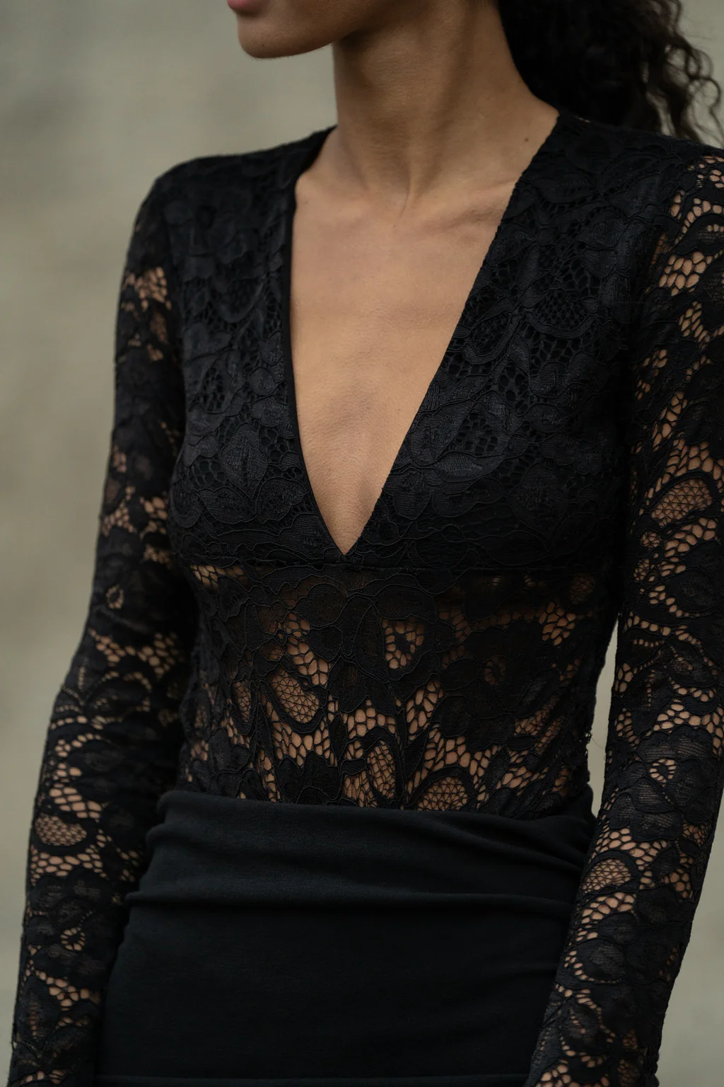 Body Subtile dentelle noir - Image 10