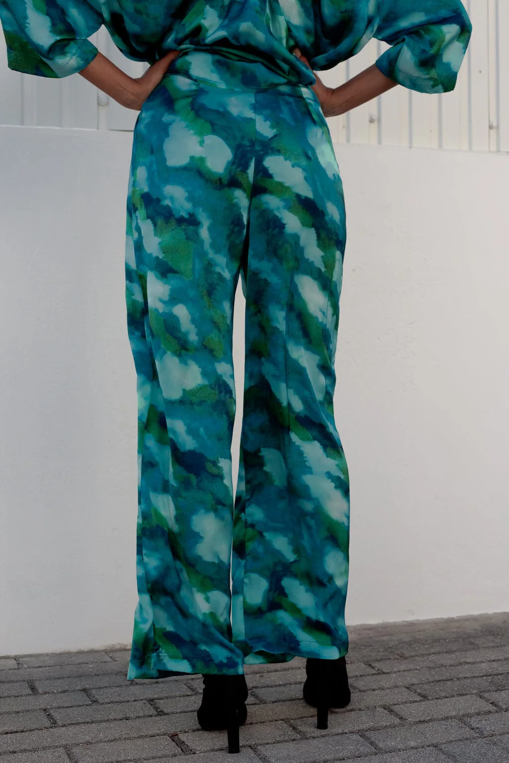 Pantalon Divin tie & dye bleu - Image 3